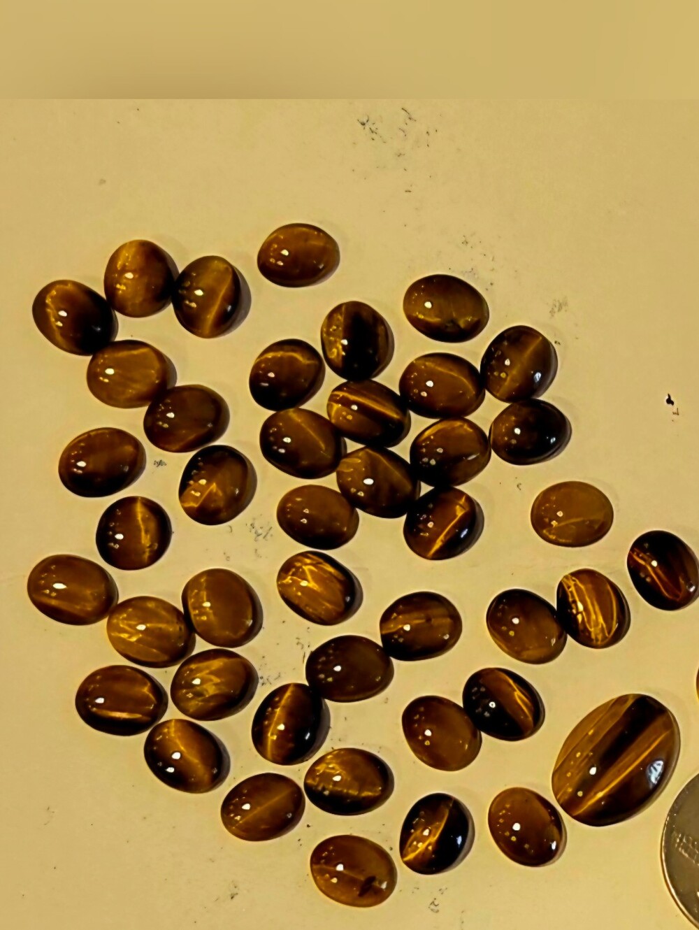 Tigers Eye Small Cobochons - SOLD SEPERATELY - BUNDLE & SAVE